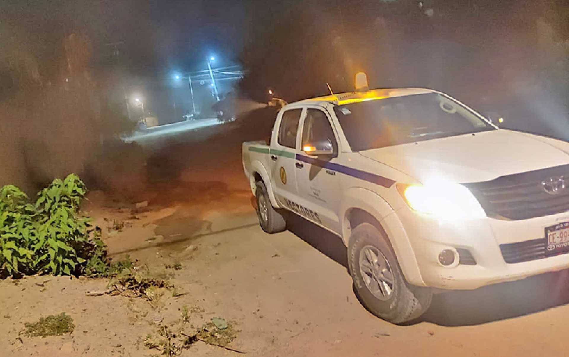 INICIÓ GOBIERNO ESTATAL UN CICLO DE FUMIGACIÓN EN COLONIAS DE CABO SAN LUCAS PARA PREVENIR EL DENGUE