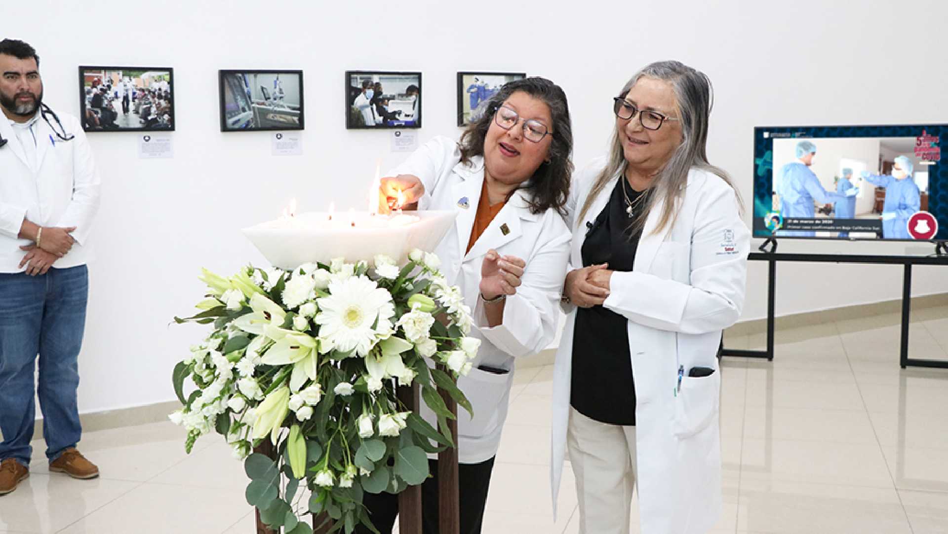 INAUGURÓ SALUD ESTATAL EXPOSICIÓN FOTOGRÁFICA PARA CONMEMORAR CINCO AÑOS DEL PRIMER CASO DE COVID