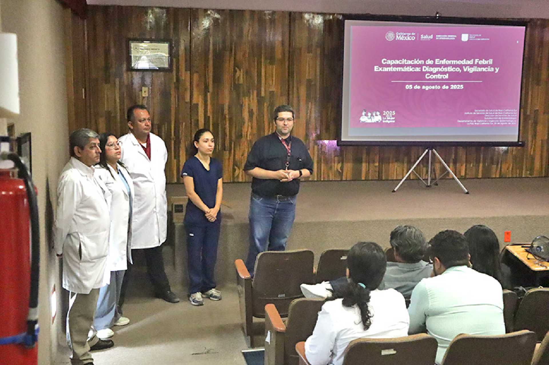 SALUD ESTATAL DESARROLLA EN LA PAZ CAPACITACIÓN MÉDICA SOBRE SARAMPIÓN