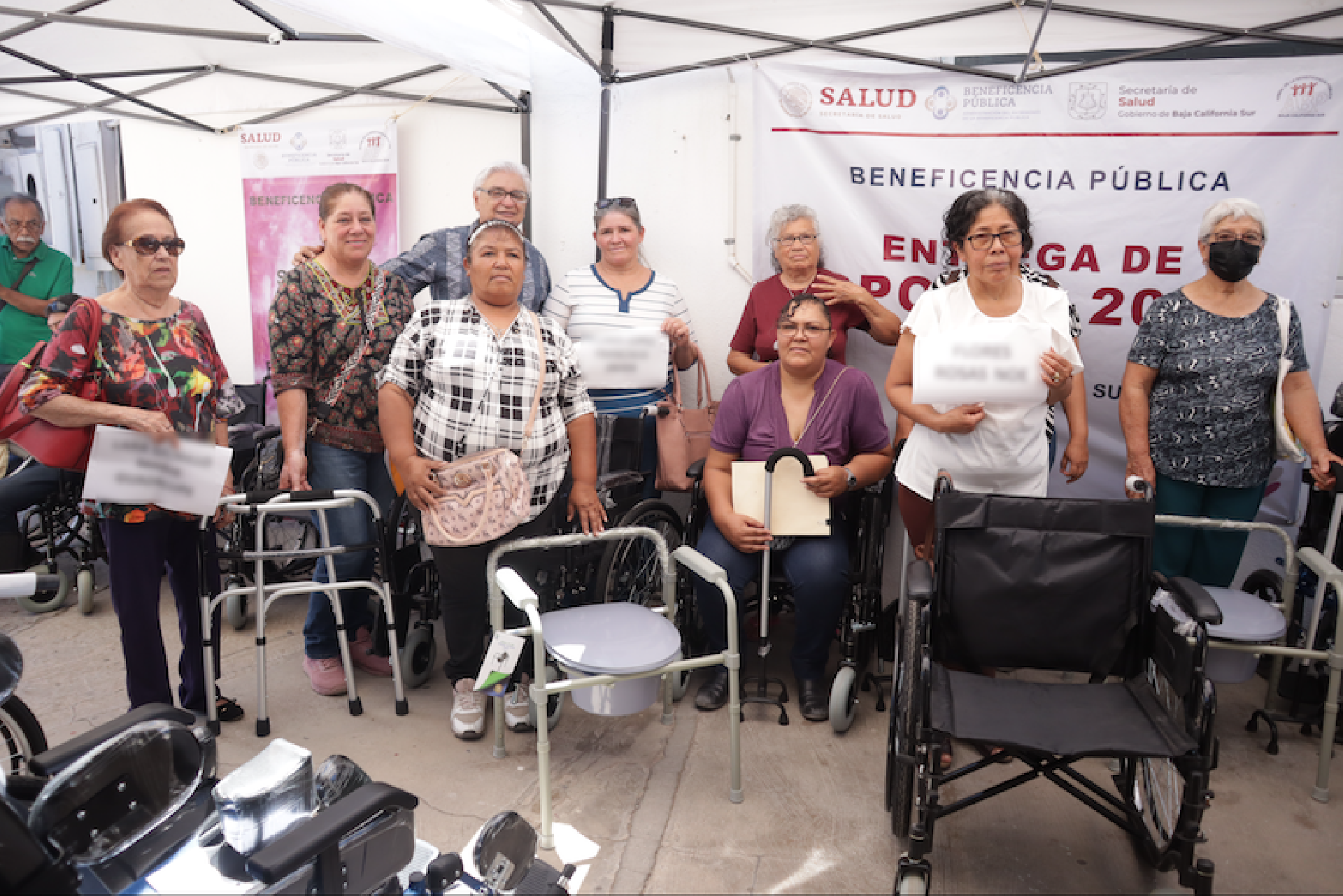 ENTREGA GOBIERNO DE BCS 117 APOYOS DE MOVILIDAD PARA PERSONAS CON DISCAPACIDAD