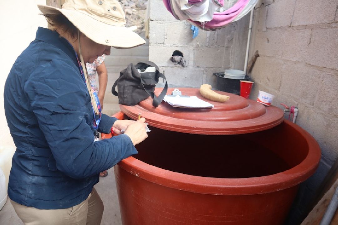 MÁS DE 94 MIL HÉCTAREAS ATENDIÓ SALUD ESTATAL CON BRIGADAS DE CONTROL LARVARIO DURANTE 2025