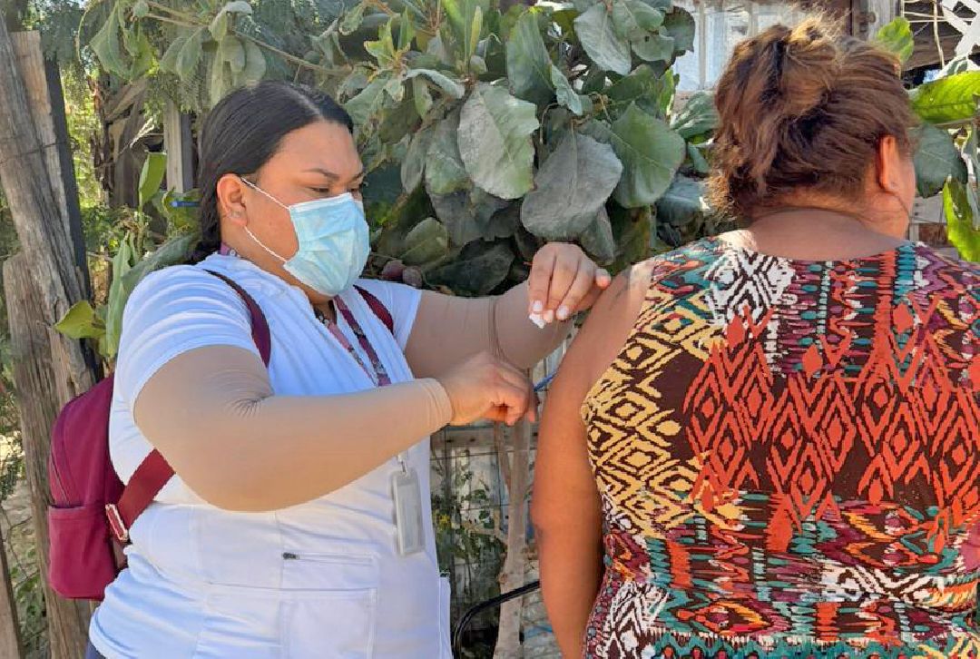 DESARROLLA SALUD ESTATAL BARRIDO VACUNAL EN COLONIAS DE CABO SAN LUCAS