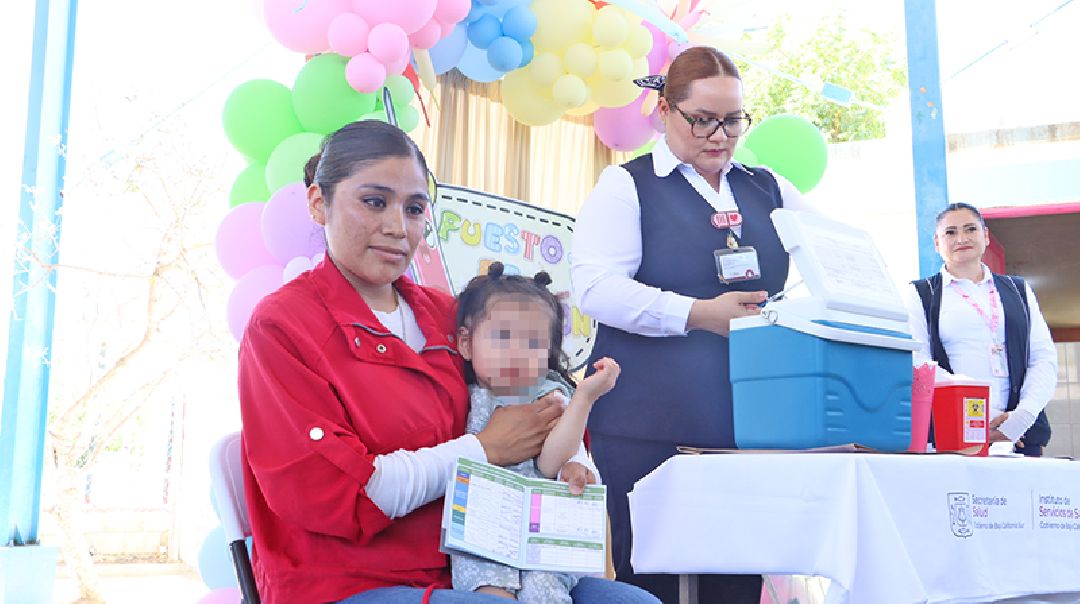 CON LA META DE APLICAR MÁS DE 10 MIL BIOLÓGICOS INICIÓ EN BCS LA SEMANA NACIONAL DE VACUNACIÓN