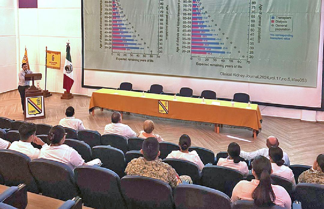 REALIZÓ SALUD ESTATAL SIMPOSIO SOBRE INSUFICIENCIA RENAL CRÓNICA