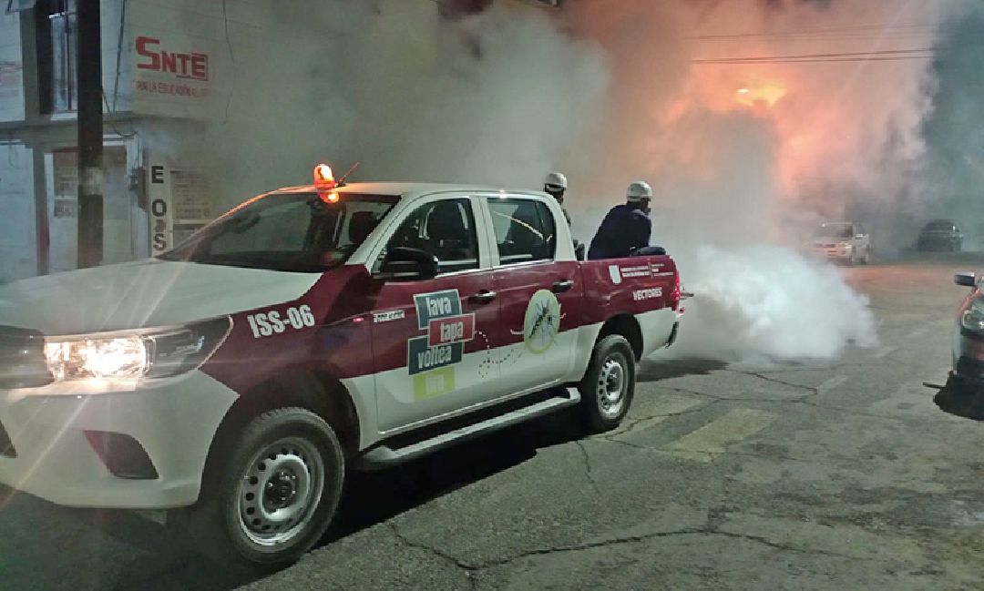 DESARROLLA GOBIERNO ESTATAL ACCIONES DE FUMIGACIÓN EN LA PAZ, COMONDÚ Y MULEGÉ